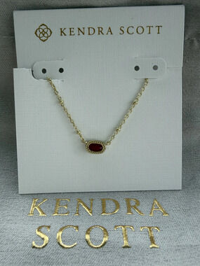 Kendra Scot Red Pendant Necklace
